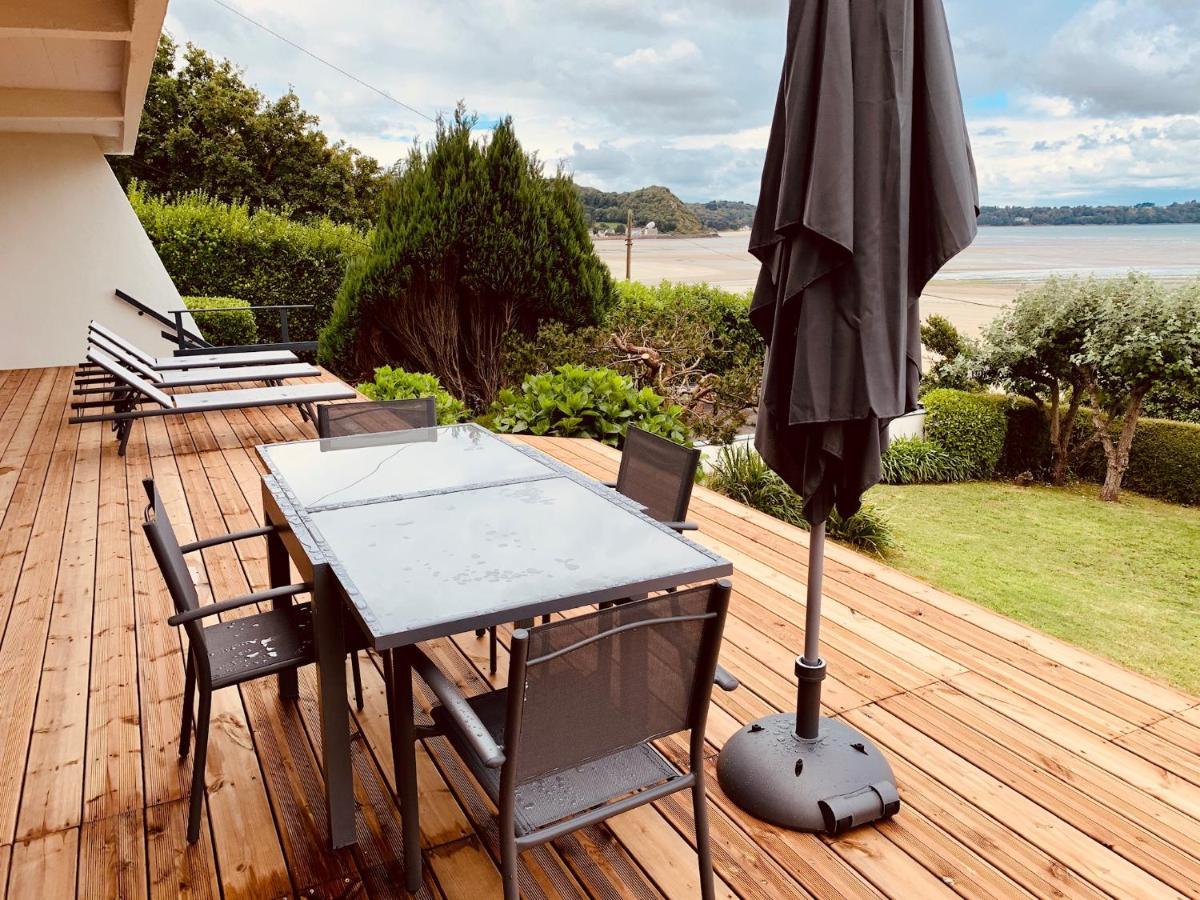 Appartement Cocoon au bord de l'eau à Saint-Michel-en-Grève Extérieur photo