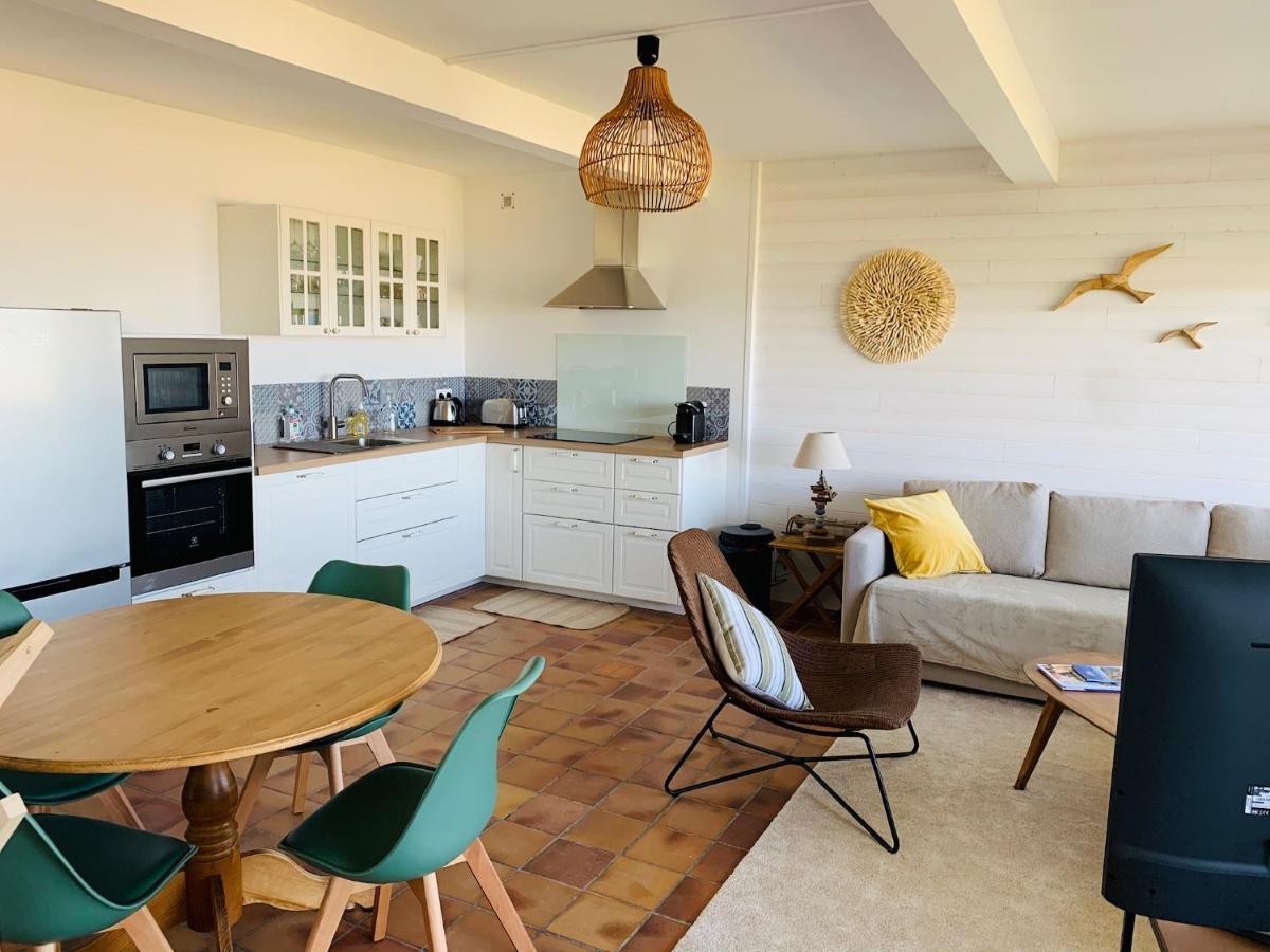 Appartement Cocoon au bord de l'eau à Saint-Michel-en-Grève Extérieur photo