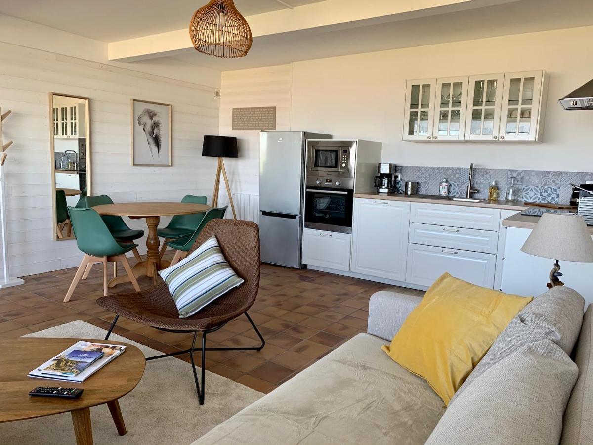 Appartement Cocoon au bord de l'eau à Saint-Michel-en-Grève Extérieur photo
