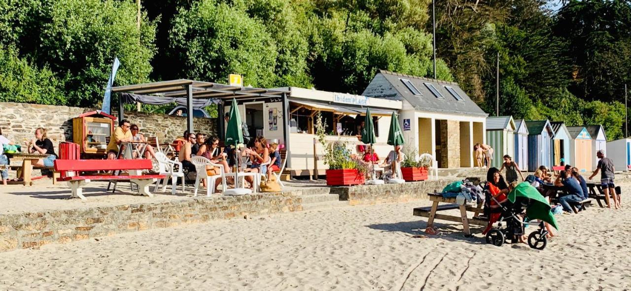 Appartement Cocoon au bord de l'eau à Saint-Michel-en-Grève Extérieur photo